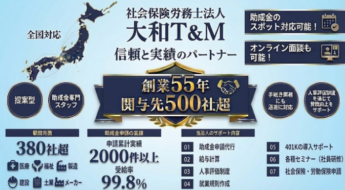 創業55年以上　顧問先500社超　